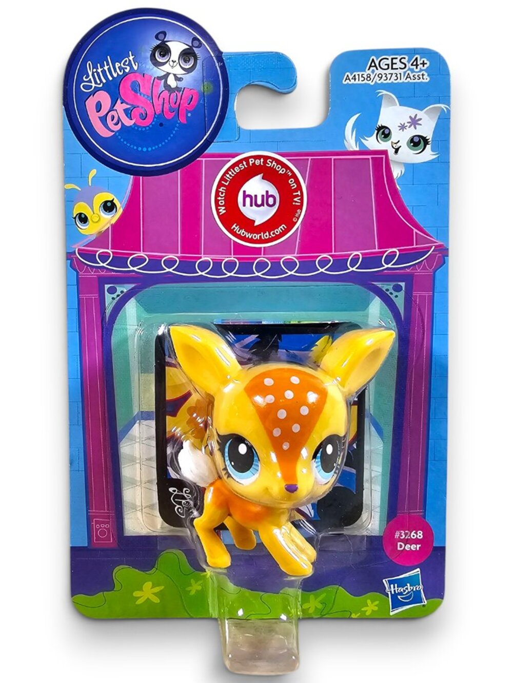 Hasbro Littlest Pet Shop #3268 Deer Yellow Orange Spotted NEW LPS 2013